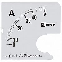 Шкала сменная для A721 40/5А-1,5 |  код. s-a721-40 |  EKF
